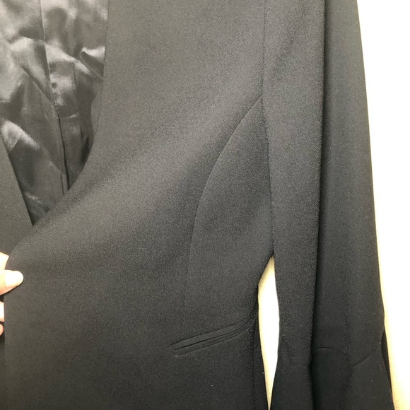 Zara long bell sleeve open front blazer size S - Picture 7 of 10